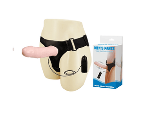 Arnés sexual con funda y vibración BAILE