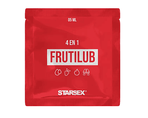 Fruti Lub  – Lubricante 4 en 1 Efecto Calor Frutilla 5 ml