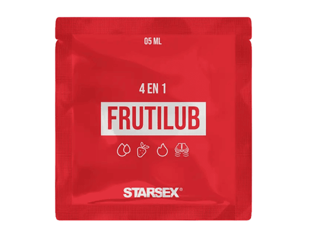 Fruti Lub  – Lubricante 4 en 1 Efecto Calor Frutilla 5 ml