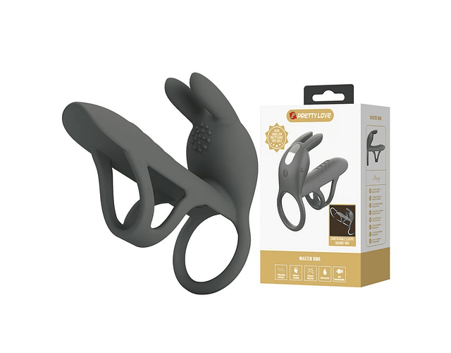 Matty Anillo Vibrador Triple con Funda