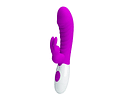 Naughty Bunny Vibrador Dual - Fuscia