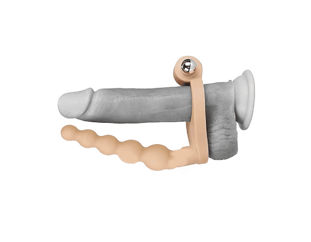 Anillo  para Doble Penetración y Estimulador de Clítoris Ultra Soft Double LOVETOY