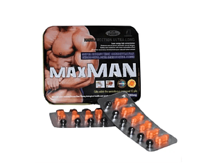 Potenciador Sexual Y Estimulante Masculino Maxman 2 Capsulas