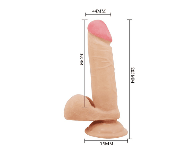 Creel Dildo Realista Piel Deslizable 20,5 cm - Vainilla