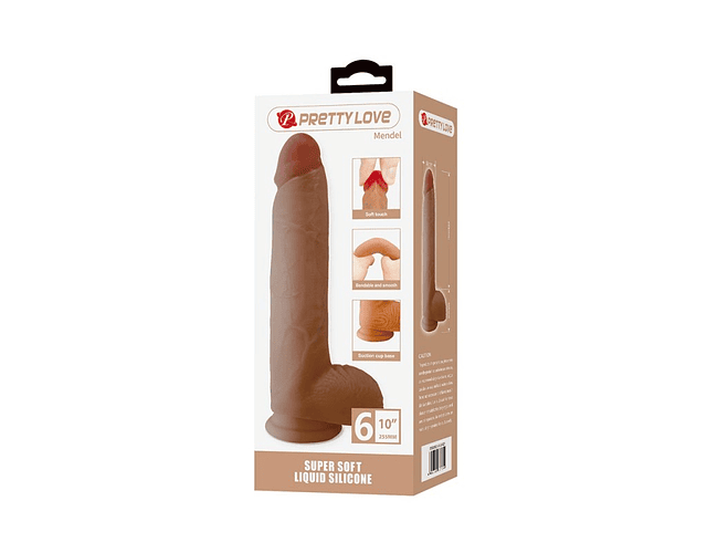 Mendel Dildo Silicona Soft 25,5 cm