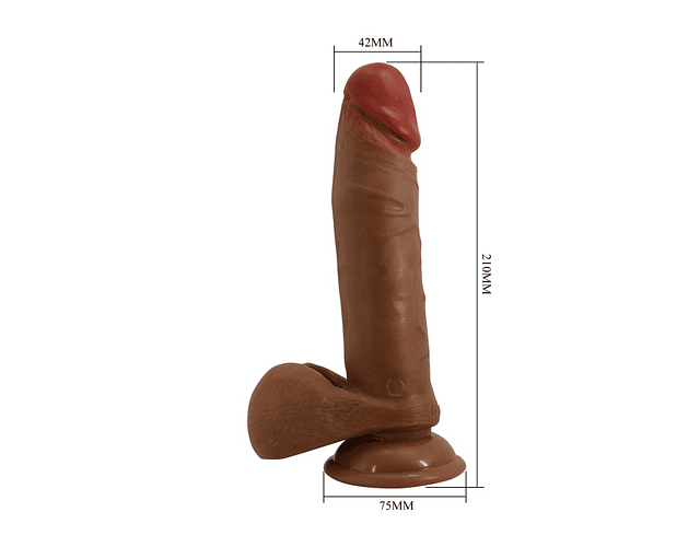 Abel Vibrador Realista con Movimiento