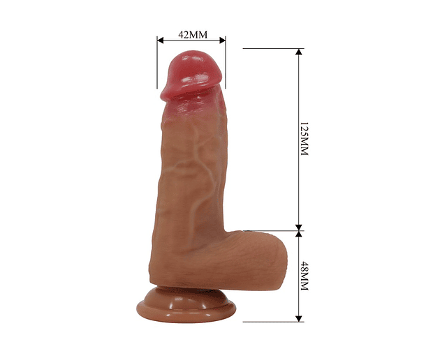 Curtis Dildo Silicona Soft 17,3 cm