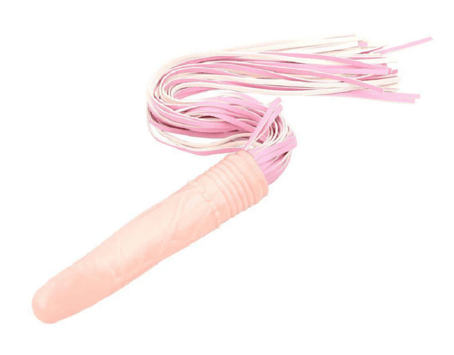 Consolador con Látigo eco Cuero 