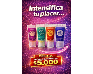 Lubricantes Intensificadores de Placer 5ml 
