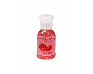 Aceite de Masaje con Efecto de Calor sabor Frutilla 30ml