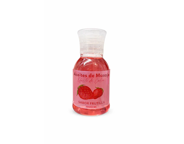 Aceite de Masaje con Efecto de Calor sabor Frutilla 30ml