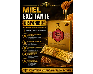 Potenciador Miel Royal Honey Gold VIP 20g
