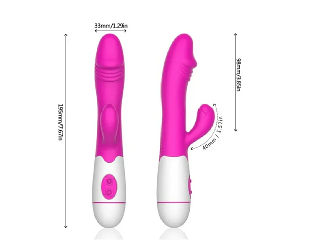 Vibrador doble Estimulación Clitorial Flower Recargable