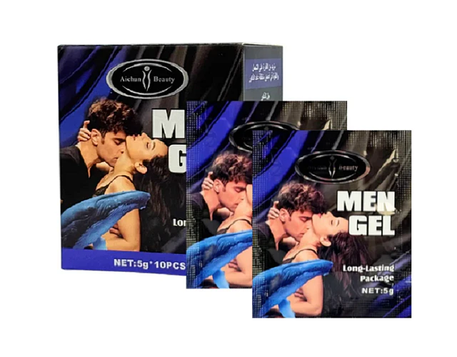  2 Sachet de Gel Potenciador de Erección Ballena Azul 5g