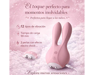 Vibrador ElectroShock Bunny Recargable 