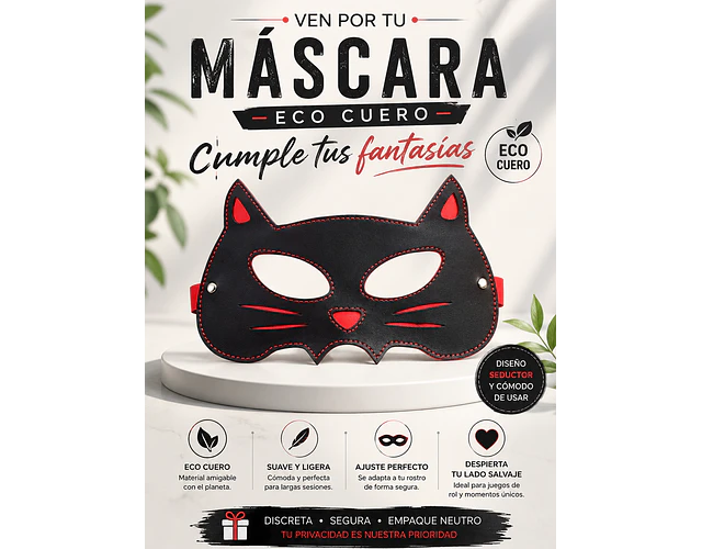 Máscara Eco Cuero – Cumple tus fantasías