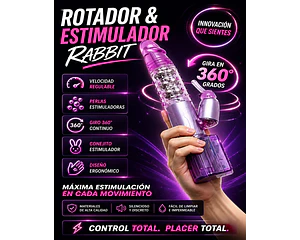 Big Rabbit Rotador y Vibrador Multivelocidades 