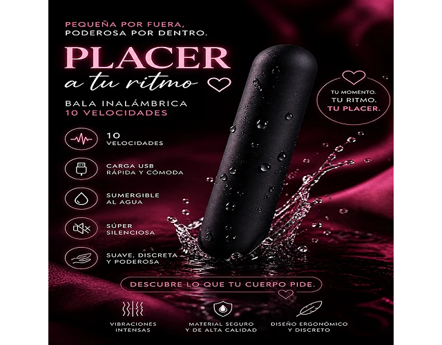 Bala Carga usb | Vibrador Externo