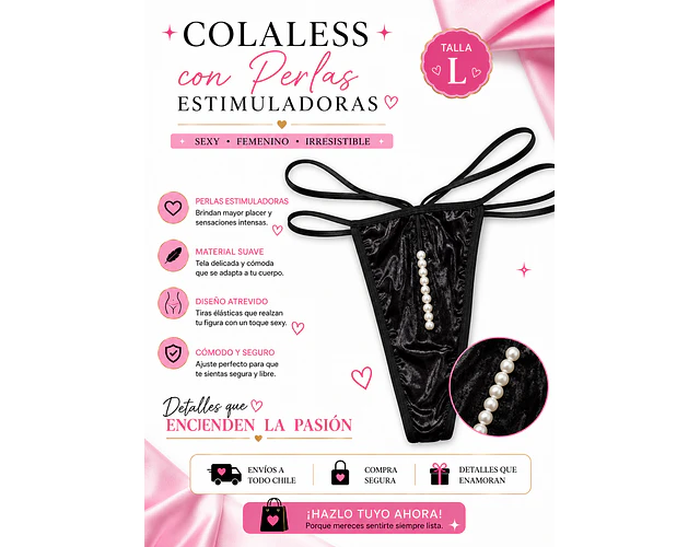 Colaless con Perlas Estimuladoras