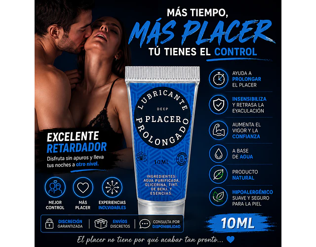Lubricante Prolongador de Eyaculación
