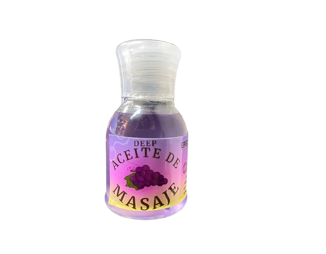 Aceite de Masaje sabor Uva DEED – Efecto de Calor
