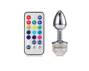 Plug anal Luz LED con control