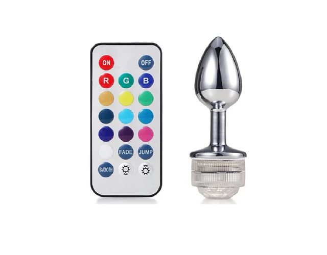 Plug anal Luz LED con control