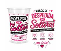 Vasos de Despedida de Solteras 