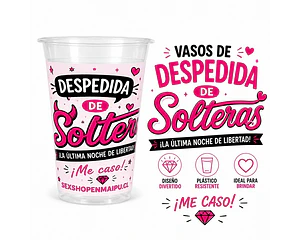 Vasos de Despedida de Solteras 