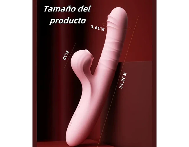Vibrador con succionador Solar LILO 
