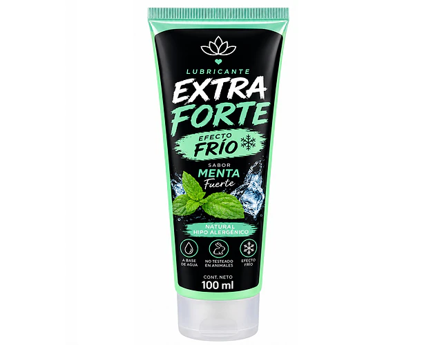 Lubricante Extra Forte – Efecto Frío Menta 100ml