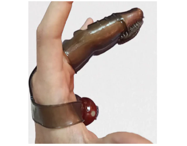 Dedal de Silicona con Bolitas Vibradoras