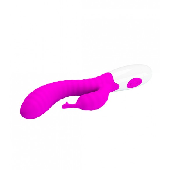 VIBRADOR DE SILICONA CON TROMPITA