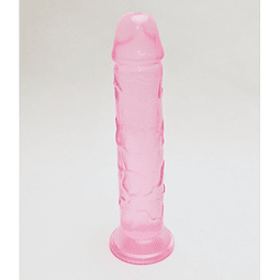 DILDO ROSADO CON VENTOSA