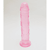 DILDO ROSADO CON VENTOSA