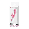 VIBRADOR DE SILICONA CON ESTIMULADOR