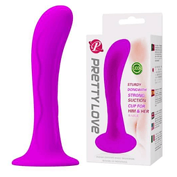 DILDO ANAL DE SILICONA CON SOPAPO