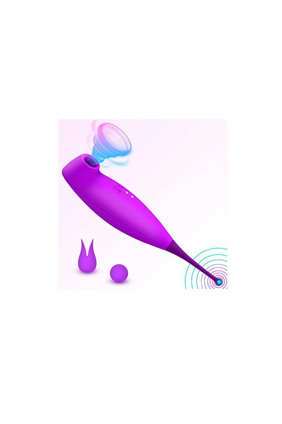 VIBRADOR Y SUCCIONADOR RECARGABLE