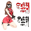 Kit Piezas De Juguetes Sexuales De Cuero Bdsm Bondage