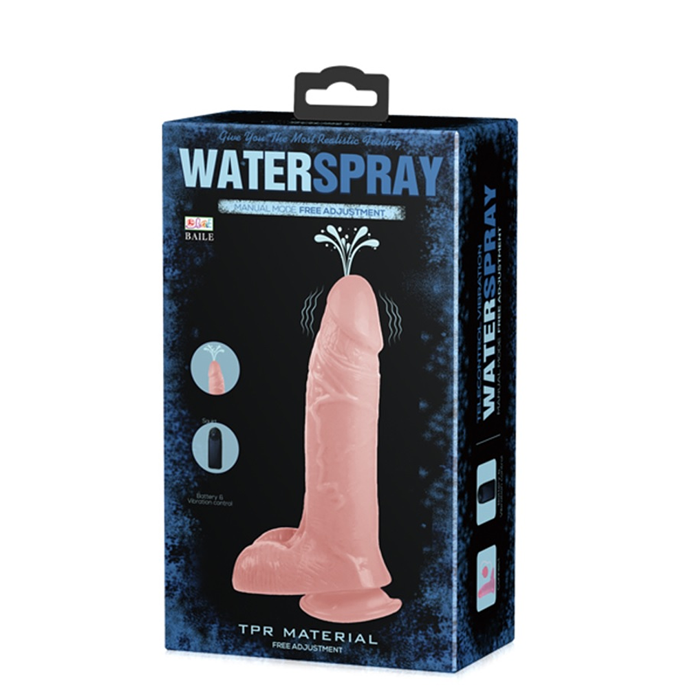 Water Spray Dildo Vibrador que Eyacula