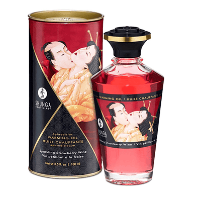 SHUNGA - ACEITE AFRODISÍACO TÉRMICO FRUTILLA AL VINO