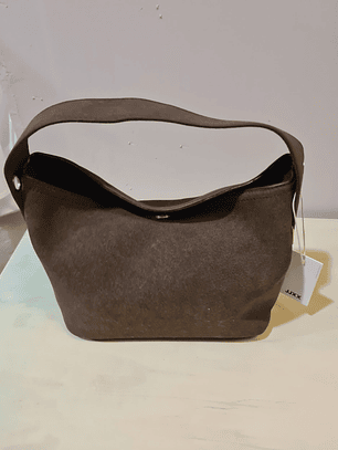 Bolso efecto piel vuelta marrón JJXX
