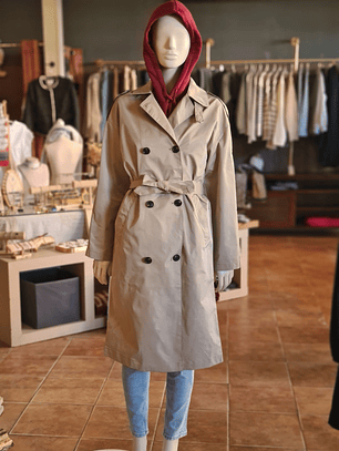 Gabardina sin capucha 