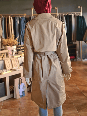 Gabardina sin capucha 