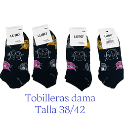 Tobilleras dama la docena 