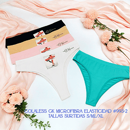 Colaless microfibra Súper elasticidad tallas y colores surtidas la docena 