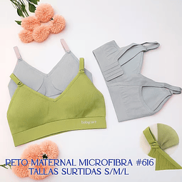 Peto maternal microfibra tallas y colores surtidas la docena 
