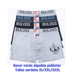 Bóxer varón algodón poliéster tallas y colores surtidas la docena 