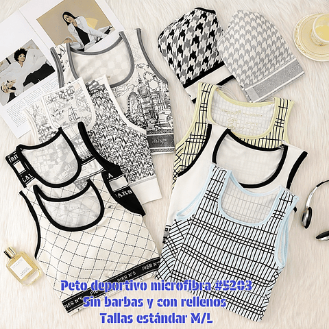 Peto deportivo ESTILO WIKI microfibra talla estándar la docena 