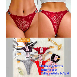 Colaless lenceria sexy tallas y colores surtidas la docena 